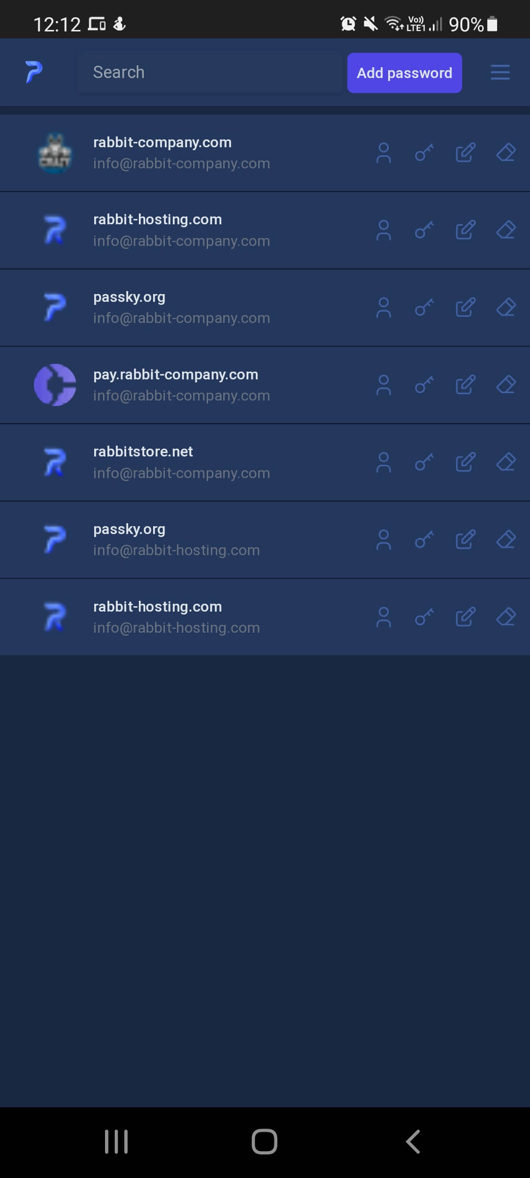 Passky screenshot