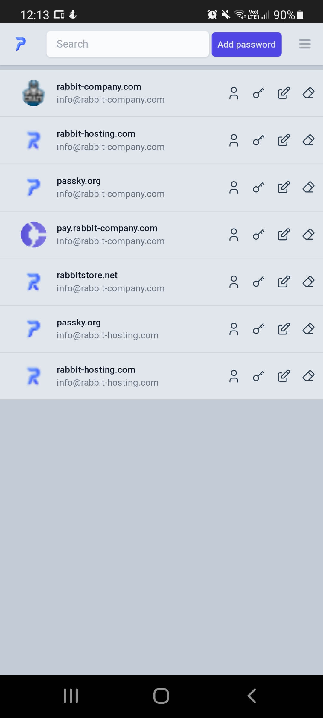 Passky screenshot