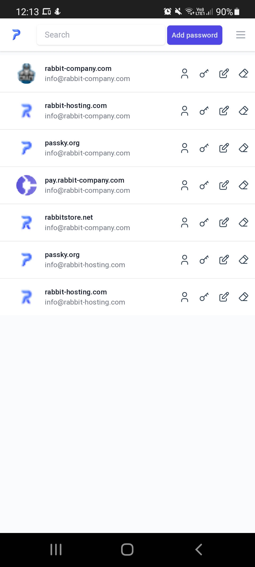 Passky screenshot